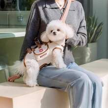 Adjustable Pet Carrier Backpack, Portable Dog Outdoor Walking Bag, Hands‑Free Travel Carry Bag For Small Pets - Multicolor - View 6