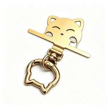 1pc/3pcs 2-In-1 Stainless Steel Phone Lanyard Clip 360° Rotating No-Tangle + Cute Cat Head Spring Ring, Durable Metal Connector, Card, Washer, Phone Accessory Connector, Fixed Hook, Fixed Bracket, Compatible With Crossbody Strap, Wrist Strap And Phone Chain, Universal Phone Accessory - Multicolor - View 12