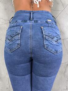 Women Jeans - Blue - View 4