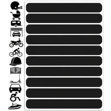 High Visibility Reflective Bicycle Sticker Tape, Enhanced Night Visibility Decals, Suitable For Bicycles, Motorcycles And More, Weather-Resistant Fluorescent Warning Strips, Bicycle Accessories, Outdoor Night Riding Gear, Self-Adhesive Decals - Black - View 5