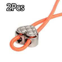 2/4/6Pcs Metal Heart-Shaped Spring Buckle, Drawstring Adjuster, Suitable For Hoodies, Sweatpants, Elastic Buckle, Pig Nose Buckle, Multi-Function Hardware Accessories - Multicolor - View 16