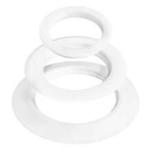 FINGER TEN 3pcs Silicone Golf Putter Training Set, Dengan Cincin Miring dan Pengurang Diameter Lubang (1 Inci dan 3/4 Inci), Cocok Untuk Latihan Pukulan Presisi di Dalam dan Luar Ruangan - Putih - View 8
