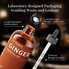SU JUABA Ginger Oil For Scalp Massage, Diffuser, Aromatherapy, Soothing Body Joint & Muscle Ideal For Hair & Skin Care After Dilution-118mL / 4 Fl.Oz - Ginger - View 7