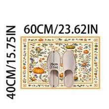 1pc White Pumpkin Runner Rug, Hallway Long Carpet, Rug, Home Decor, Living Room Area Rug, Room Decoration, Washable Carpet, Halloween Gift - White Pumpkin - View 11