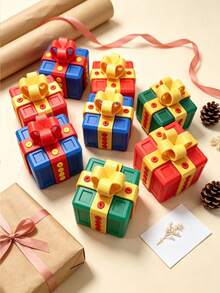 1 buah Kotak Hadiah Seru dengan Tutup Sekrup Plastik - Bentuk Geometris Interaktif, Hadiah Kreatif untuk Natal, Ulang Tahun, dan Hari Valentine; Wadah Plastik Tahan Lama, Dapat Digunakan Sebagai Kotak Penyimpanan Uang Tunai atau Kartu, Desain Tutup Sekrup, Pilihan Terbaik untuk Hadiah Liburan (Natal/Halloween) - Berbagai gaya - View 2