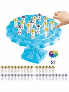 1 Set (Frog Balance Tree + 50 Frog Puzzle Pieces) Concentration Training Board Game, Balance Tree Frog Board Game, Relationship Building Tool, Educational Game, 2-Player Educational Board Game, Suitable For Daily Life, Party Games And Activities, Party Gift Multi-Player Desktop Stacking Interactive Toy, Suitable For Family Gathering Games, Best Gift For New Year And Birthday! - Multicolor - View 7