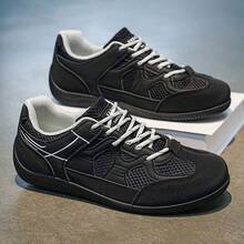Men's New Breathable Casual Sports Shoes - Black - View 3