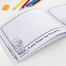Lachilly Kindergarten Reading & Drawing & Writing Workbook, Coloring Practice Book, Creative Reading, Drawing & Writing Activity Book, Story Writing Activity Worksheets, Preschool Language Arts, Early Learning Education Workbook, Teacher Designed, Suitable For Classroom And Home Learning - Multicolor - View 11