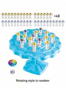 1 Set (Frog Balance Tree + 50 Frog Puzzle Pieces) Concentration Training Board Game, Balance Tree Frog Board Game, Relationship Building Tool, Educational Game, 2-Player Educational Board Game, Suitable For Daily Life, Party Games And Activities, Party Gift Multi-Player Desktop Stacking Interactive Toy, Suitable For Family Gathering Games, Best Gift For New Year And Birthday! - Multicolor - View 8