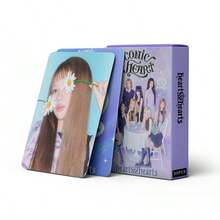 55pcs H2H Daily Single ICONICHEART K-POP Celebrity LOMO Collectible Cards, Suitable For Decorating Photo Albums Or Room Photo Walls, Holiday Gifts, Celebrity Holographic Cards, Party Supplies, Celebrity Card Collection, Halloween And Christmas Gifts, Boxed High-Definition Celebrity Photo Cards, Collectibles, Small Gifts, Katseye Light Stick, Straykid, Photocard, K Pop, Katseye Photo Card - Multicolor - View 4