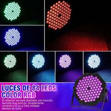 60x3W RGB Full Color LED Stage Light, DMX512 Compatible DJ Light With Voice Control, Lighting For Presentations, Concerts, Parties, Weddings, And Clubs - US A Type Plug(110-127V) - View 3