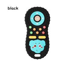 1pc Baby Silicone Remote Control Teether, Cartoon Elephant Shaped Soothing Toy, Teething Toy For Babies, Helps Prevent Finger Sucking, Relieves Teething Itch, Flexible Finger Toy, Portable, Birthday Gift - Multicolor - View 11