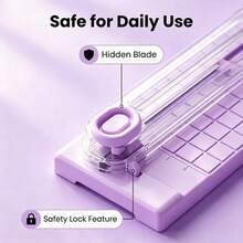 Multifunctional A3 Dual-Direction Paper Cutter, Portable Manual Paper Cutter With Ruler, Perfect For Office, School And Study Use - C - View 5