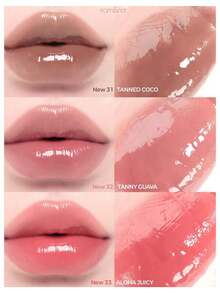Rom&nd Romand THE JUICY LASTING TINT 31 TANNED COCO 3.5g/0.12oz，果凍光澤不黏膩質地，輕盈長效易疊擦，心形刷頭，迷你便攜設計，適合新手，K-Beauty，韓系彩妝，Olive Young，禮物 - 31 TANNED COCO - 查看 7