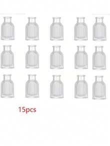 50ml Empty Home Fragrance Diffuser Bottle, Also Used For Vase Decoration, Diffuser Jar, Fragrance Accessories, For DIY Replacement Set, Party Gift (Single Bottle Without Cap) - Transparent - View 13
