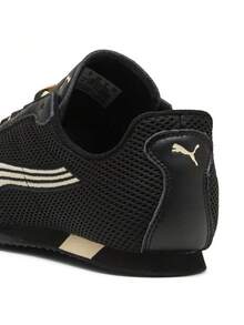 Puma Sepatu Kasual Low-Top Unisex H-Street Mesh Hitam-Kuning Senja 40726604 - Hitam - View 6