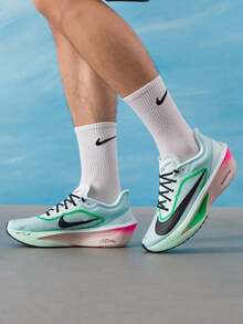 Nike Men's Running Shoes ZOOM FLY 6 26 Summer New Racing Training Running Shoes FN8454-402 - Blue - View 5