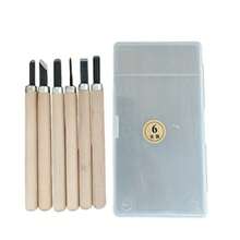 12/10/8/6/5/4/3Pcs Pottery Clay Carving Tools Set Wood Handle High Carbon Steel Chisel Set For Sculpting Crafts Beginners Students - Multicolor - View 11