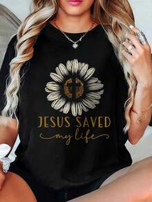 Women T-Shirts - Black - View 1