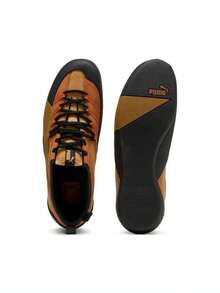 Puma Unisex Klim OG MU Maple Brown/Khaki Casual Low-Top Sneakers 40895302 - Rust Brown - View 5