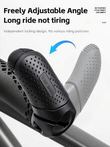 WEST BIKING 1Pair Widened Bike Handlebar Grips Built In Auxiliary Bar Rotatable Adjustable Design Anti Slip Shock Absorbing Cycling Handlebar Grips Comfortable Fatigue Relief Road Bike MTB Handlebars Cycling Accessories - Multicolor - View 5