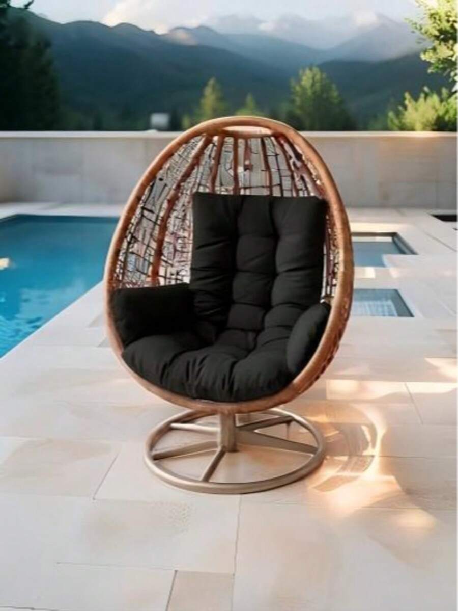 Single Person Swing And Balcony/Garden Cushion (Only Displaying The Cushion, Not Including The Swing Itself)