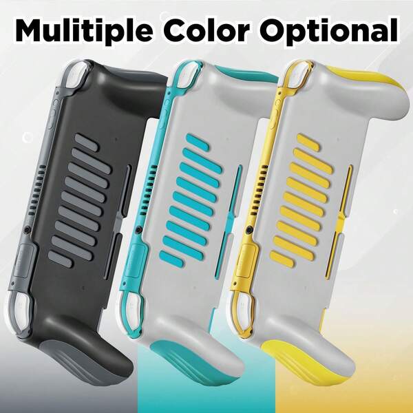 1pc Switch Lite Controller Grip Protective Shell, Anti-Slip Anti-Sweat Design, Enhanced Gaming Feel, With Ventilation Holes Comfortable Ergonomic Grip, Lightweight Anti-Scratch Anti-Shock, Switch Lite Accessory