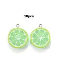 10/20/100pcs Double-Sided Lemon Slice Jewelry Accessories DIY Earrings Pendant Keychain Phone Charm Bag Pendant Doll Machine - Small Lemon Slices - View 9