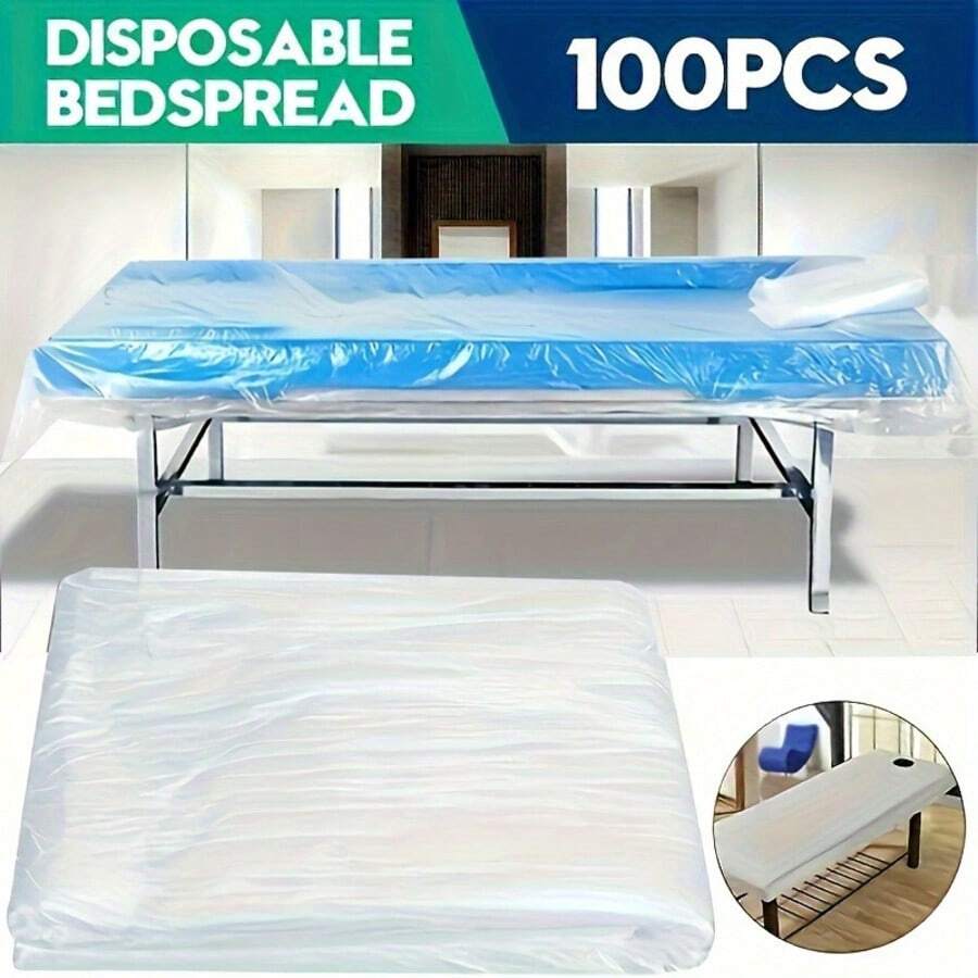 200/100片防水一次性SPA床單 透明美容院按摩床單 - 彩色 - 查看 1