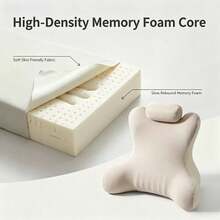 Bantal Sandaran Punggung Busa Memori, Cocok untuk Membaca di Tempat Tidur, Desain Ergonomis, Bantal Kursi Penopang Punggung Tinggi, Bantal Sandaran Punggung dan Pinggang dengan Sandaran Lengan, Bantal Kursi Sandaran Punggung Tempat Tidur, Kursi Santai, Cocok untuk Bermain Game, Membaca, Bermain Ponsel, Bekerja dan Bersantai, Hadiah Halloween, Natal - A - View 9
