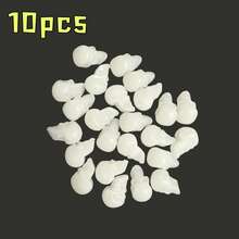 2/10/15pcs Fluorescent Glow Mini Skull Figurines, Plastic Halloween Decorations, DIY Handmade Home Prank Props, Party Favors - Multicolor - View 9
