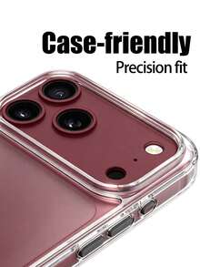 1 paquete,Protector de lente de cámara,Marco de metal azul profundo + Lente de alta definición resistente a arañazos y al desgaste,Adecuado para accesorios de funda de teléfono.Compatible con iPhone 18 Pro Max/18 Pro y otros modelos. - Azul - Ver 6