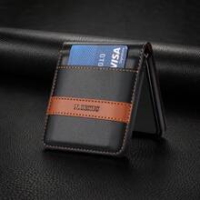 RFID Blocking Faux Leather Wallet Case For SamsungGalaxy Z Flip 8 7 7FE 6 5 4 3 5G With Card Holder Kickstand Flip Cover Phone Wallet Bag - Black - View 5