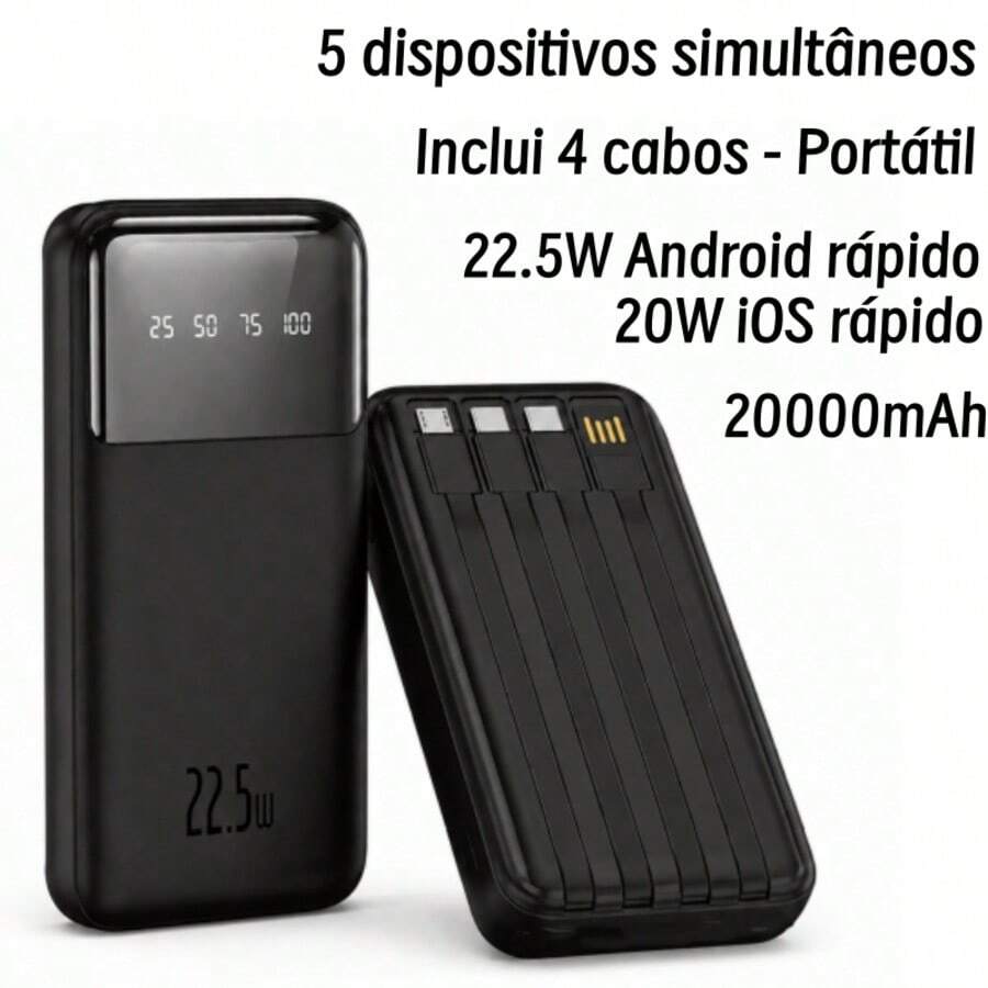 Power Bank - Black - View 1