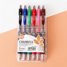 Tyno ST-63 0.7mm/0.5mm Colored Ballpoint Pen Set, 1 Set 4/6/8/12 Colors, Student Highlighter Pens, Manual Accounting, Hand-Drawn Neutral Pens, Back To School Colored Ballpoint Pen Set - Sets - View 21