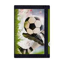 Teenager Wallet, Boys & Girls Personalized Card Holder, 3D Soccer Goal Style Wallet, Ultra-Thin Design With Keychain, Wear-Resistant & Dirt-Resistant, Daily Use, Clip-On Convenient To Carry - Multicolor - View 6