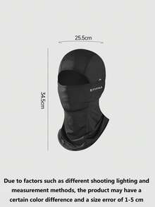 1pc Windproof Cycling Headwear Ice Silk Skin-Friendly Breathable Full Face Neck Guard Motorcycle Helmet Liner Sun Protection Mask Cycling Gear - Multicolor - View 7