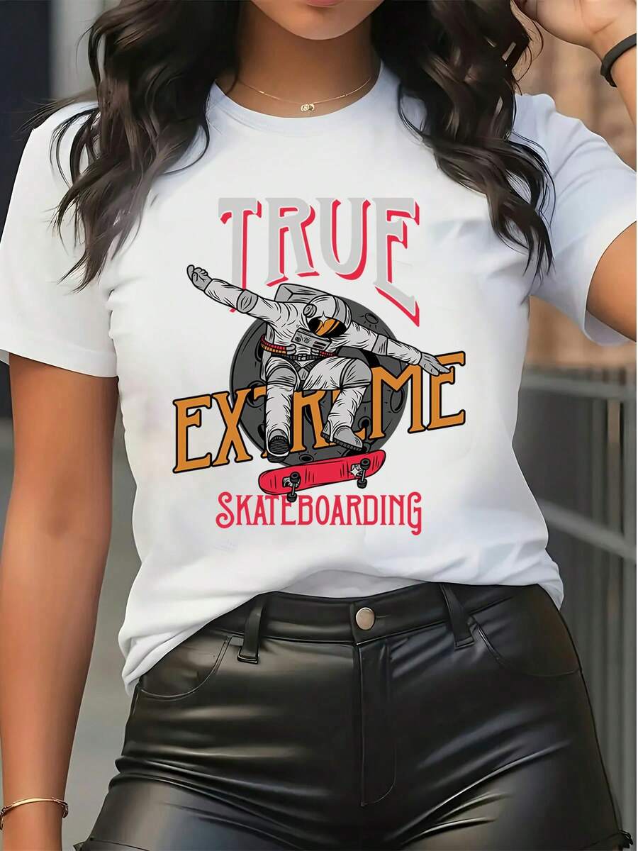 Women T-Shirts - 白色 - 查看 1