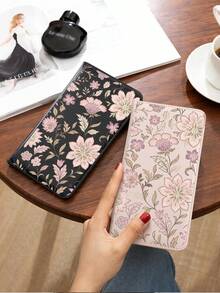 Porta Documentos de Registro y de Coche con Patrón de Flores Rosas – Organizador de la Guantera del Vehículo, Accesorio de Almacenamiento para Automóvil y Camión, Ideal para Almacenar Documentos Importantes, Licencias de Conducir, Pasaportes, Tarjetas, Pequeños Accesorios de Automóvil y Otros Documentos. - multicolor - Ver 3