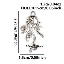 2pcs Vintage Niche DIY Pendant Accessories Bull Head Bull Horn Tree Of Life Flower Star Moon Cross Wish Tree Elephant Flower Multiple Styles Available Rich Style 304 Stainless Steel Material Top Hanging Hole Convenient For Chain And Rope Connection Easy DIY Bracelet Necklace Jewelry Material Sweat-Resistant Corrosion-Resistant Daily Wear No Fading Or Deformation Suitable For Gifts To Friends And Family - Vintage - View 46