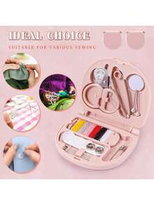 Mini Travel Sewing Kit - Portable Emergency Repair Tool Set, Suitable For Beginners, Travelers And Hotel Guests, Includes Various Threads, Scissors, Hand Sewing Needles And Extra Accessories - Compact And Lightweight, Easy To Use - Multicolor - View 4