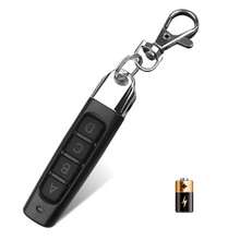 Controle Remoto Universal Portão de Garagem 433MHz 4 Botões Compatível PPA Garen IPEC RCG Intelbras com Chaveiro - Portanto - Visão 1