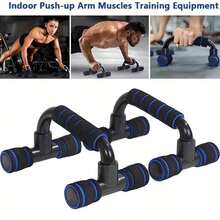 2pcs/Set Neutral Foam Push-Up Support Stands, Anti-Slip Design, Gym, Sports, Home Workout, Ab Roller, Abdominal Roller - Multicolor - View 1