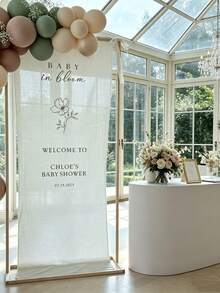 Custom Welcome Banner Personalized Name Date Party Entrance Decoration Themed Party Entrance Decoration - Multicolor - View 6