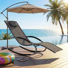 Patio Lounge Chair & Swing Chair - Gray - View 2