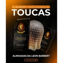 Touca Reflexo Alinhado Mechas Luzes Cabelo (p) - Leon Barber - Touca P - Visão 2