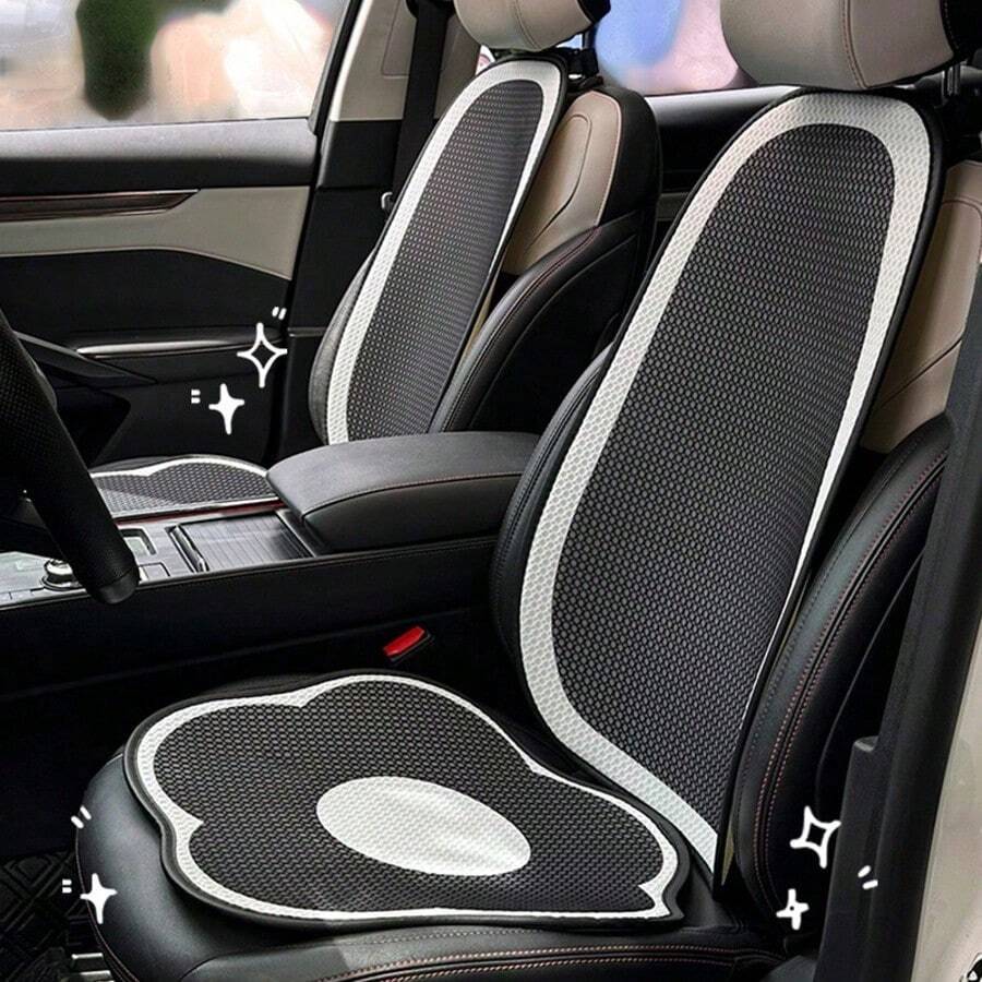 1pc Breathable Mesh Car Seat Back Cushion