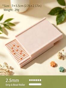 Polymer Clay Jewelry Making Clay Ball Rolling Tool Set, With Sliding Cover Pressing Board, Rolling Board For Making Uniform Clay Balls, Suitable For Earrings, Pendants, Charms, Sculptures, Modeling, Resin Art, Pottery Crafts - Multicolor - View 5