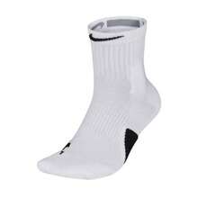 Kaos Kaki Latihan Basket Nike, Kaos Kaki Panjang, Unisex, Putih, Model Pasangan SX7625-100 - Putih - View 5