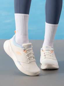 Skechers 女款輕量運動跑步鞋 VAPOR PLUS 綁帶式運動鞋 舒適透氣緩震休閒鞋 150224-NTMT - 自然色/多色 - 查看 3